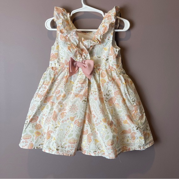 Prairie by Rachel Ashwell Dress Floral Butterfly 2T - Picture 9 of 11